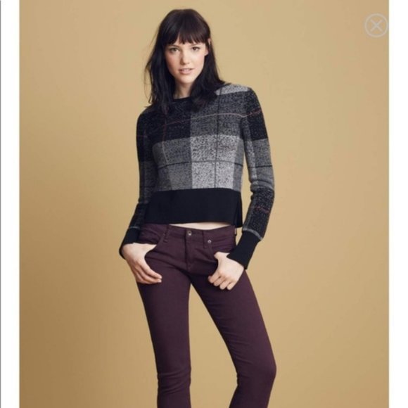 Rag & Bone Tegan Plaid Merino Wool Sweater - Picture 4 of 10